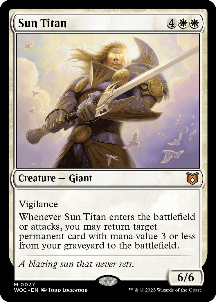 Sun Titan [Wilds of Eldraine Commander] | Exor Games Dartmouth