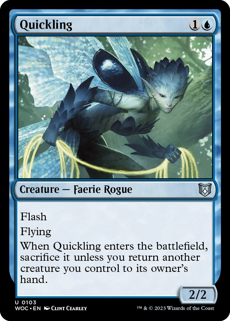 Quickling [Wilds of Eldraine Commander] | Exor Games Dartmouth