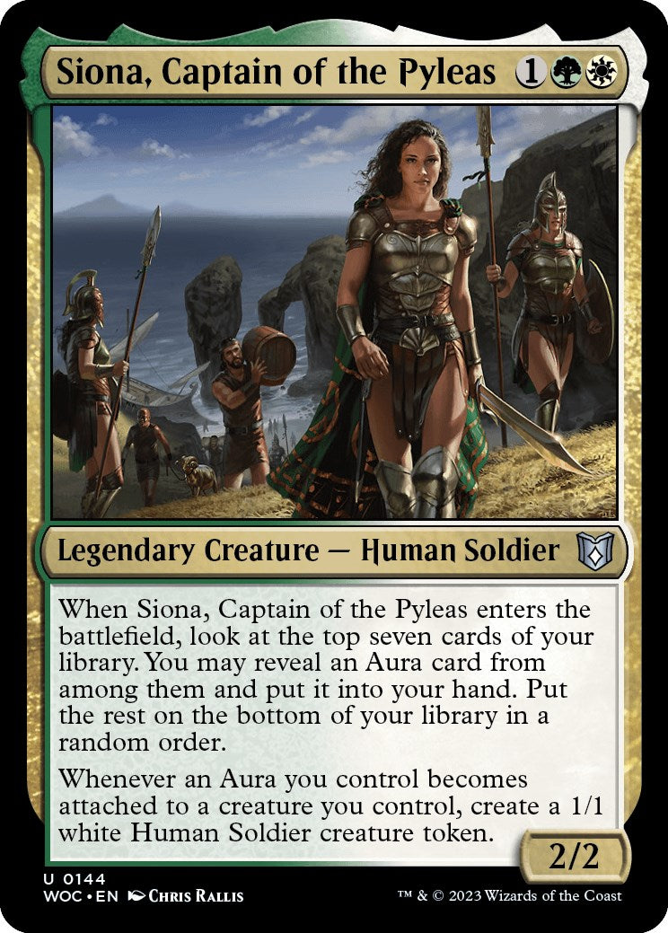 Siona, Captain of the Pyleas [Wilds of Eldraine Commander] | Exor Games Dartmouth