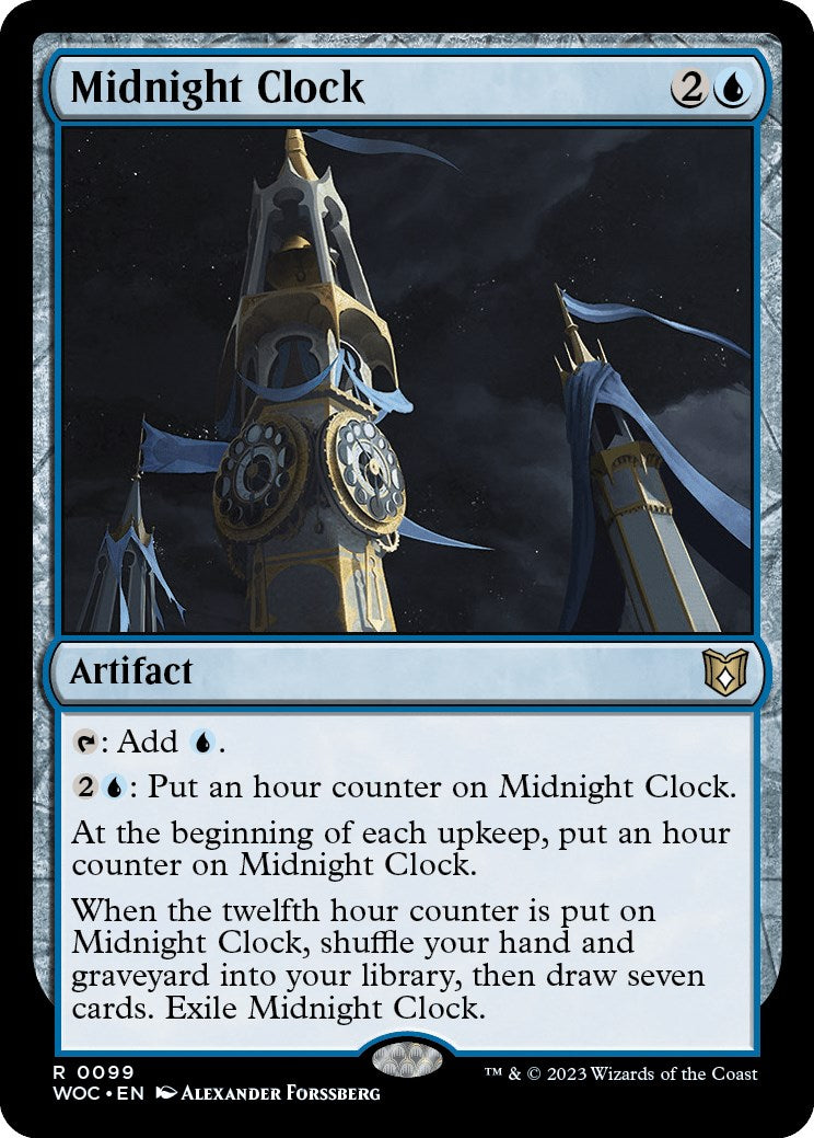 Midnight Clock [Wilds of Eldraine Commander] | Exor Games Dartmouth
