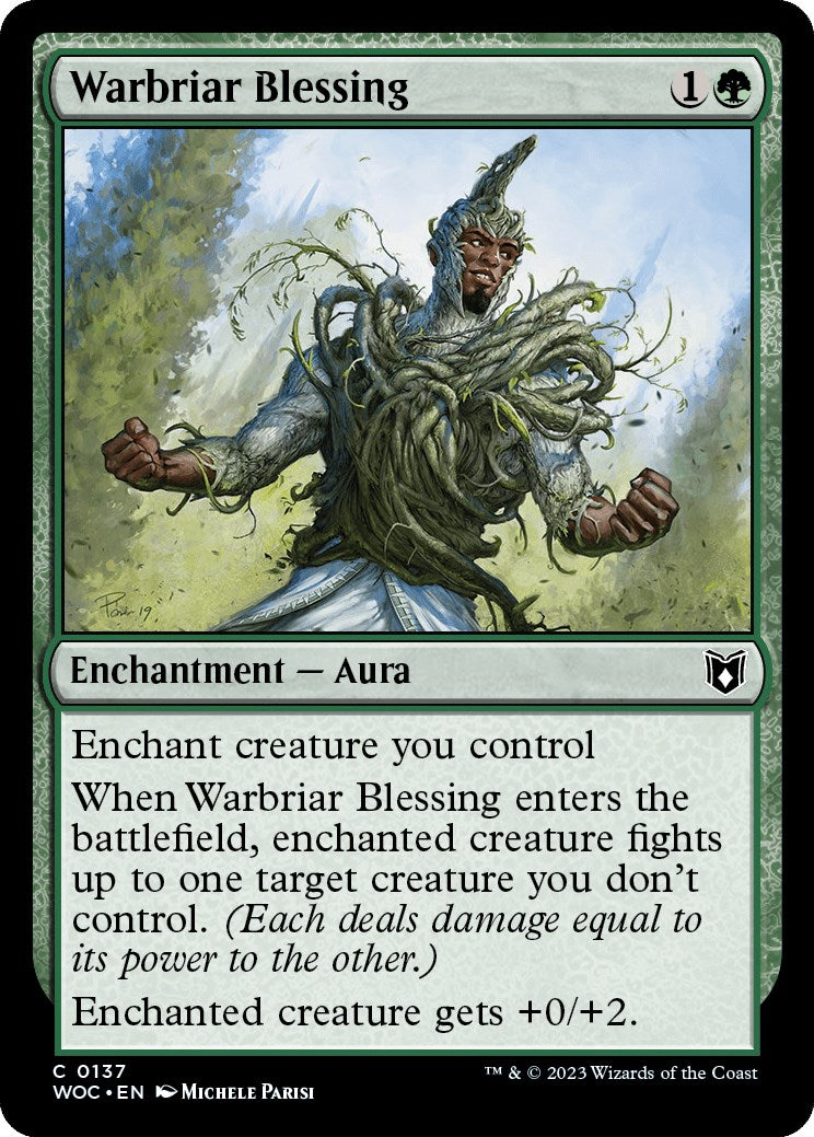 Warbriar Blessing [Wilds of Eldraine Commander] | Exor Games Dartmouth