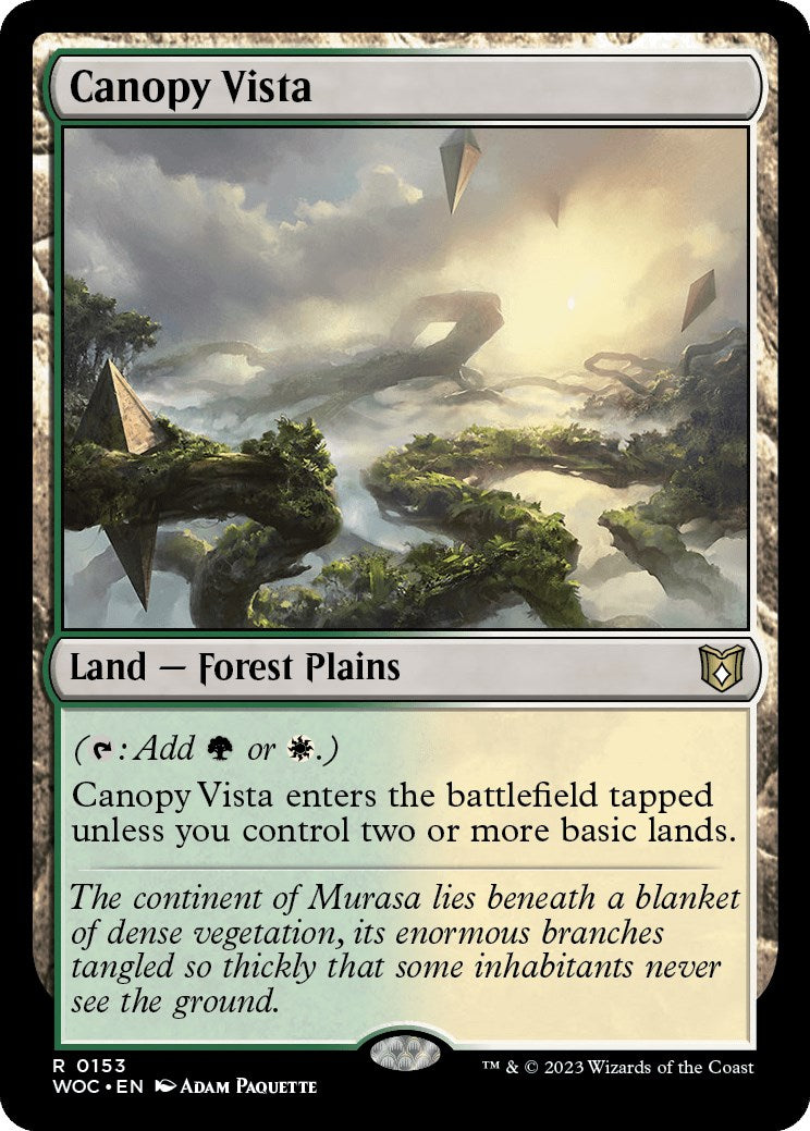 Canopy Vista [Wilds of Eldraine Commander] | Exor Games Dartmouth