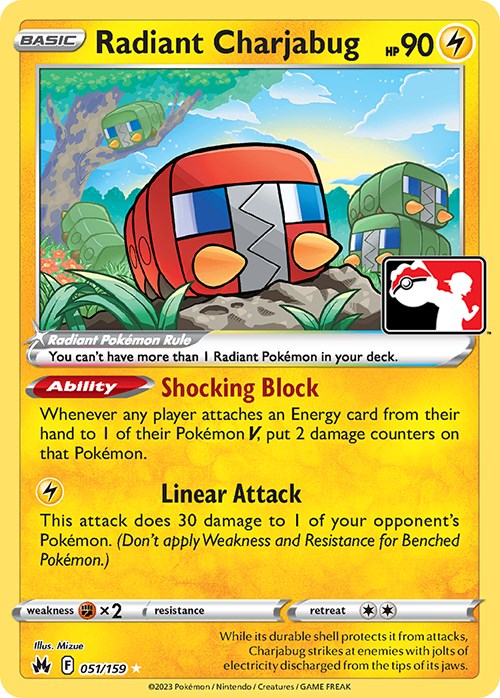Radiant Charjabug (051/159) [Prize Pack Series Three] | Exor Games Dartmouth