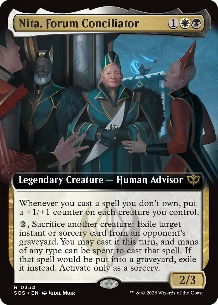 Nita, Forum Conciliator (Extended Art) [Secrets of Strixhaven] | Exor Games Dartmouth