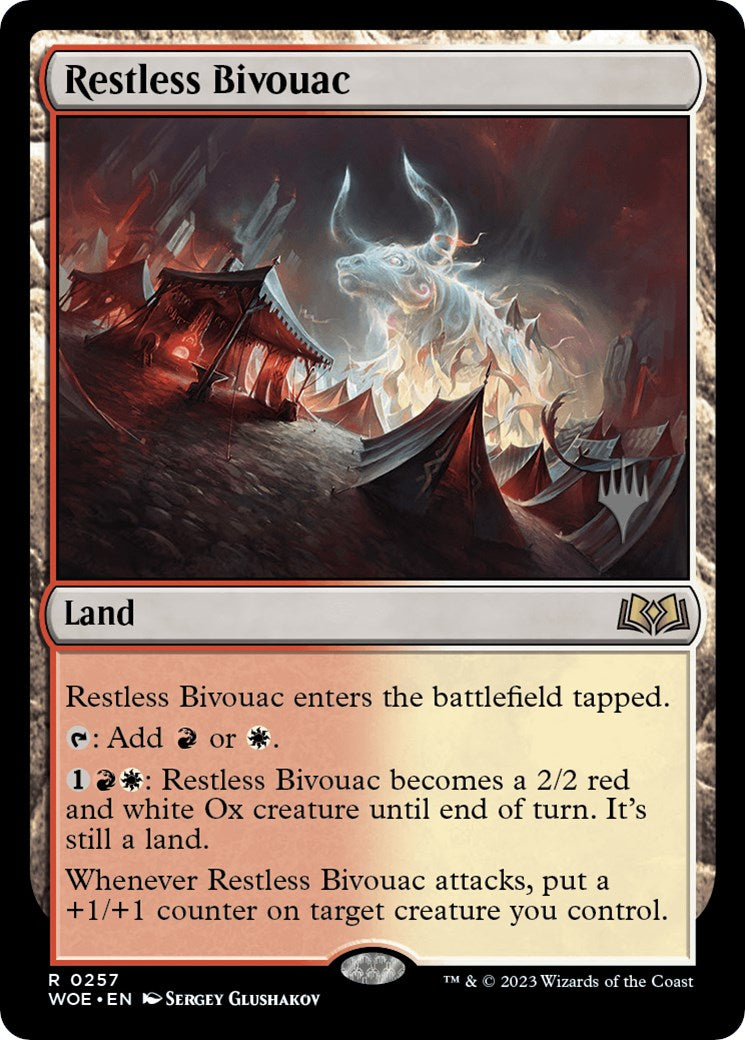 Restless Bivouac (Promo Pack) [Wilds of Eldraine Promos] | Exor Games Dartmouth