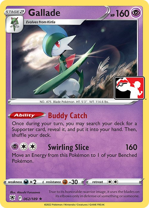 Gallade (062/189) [Prize Pack Series Three] | Exor Games Dartmouth