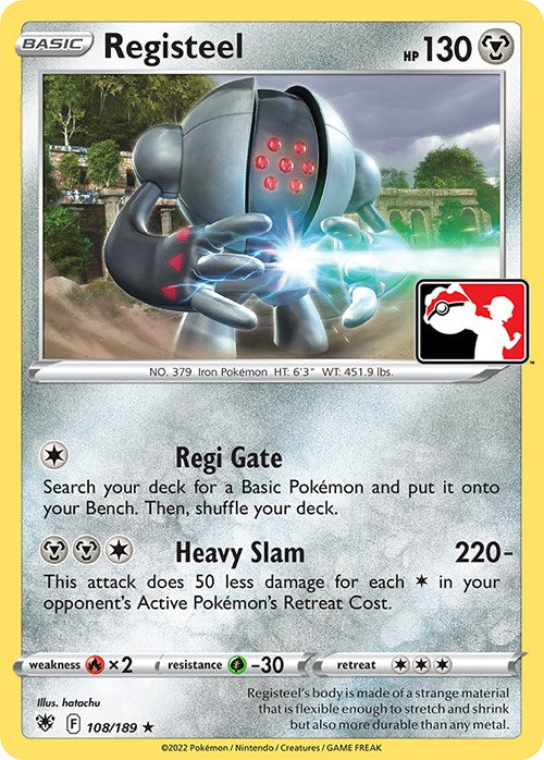 Registeel (108/189) [Prize Pack Series Three] | Exor Games Dartmouth