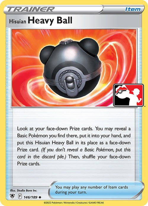 Hisuian Heavy Ball (146/189) [Prize Pack Series Three] | Exor Games Dartmouth