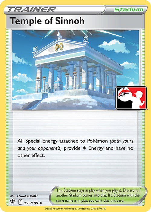 Temple of Sinnoh (155/189) [Prize Pack Series Three] | Exor Games Dartmouth