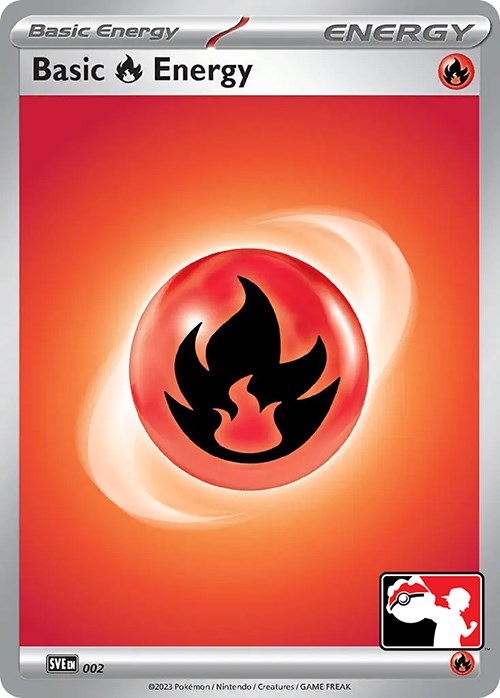 Basic Fire Energy (002) [Prize Pack Series Three] | Exor Games Dartmouth