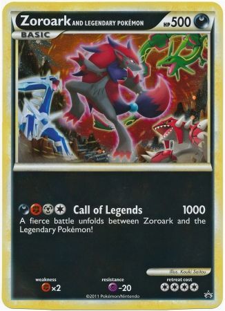 Zoroark and Legendary Pokemon (Jumbo Card) [Miscellaneous Cards] | Exor Games Dartmouth