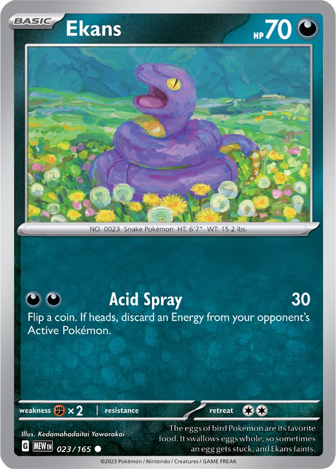 Ekans (023/165) [Scarlet & Violet: 151] | Exor Games Dartmouth