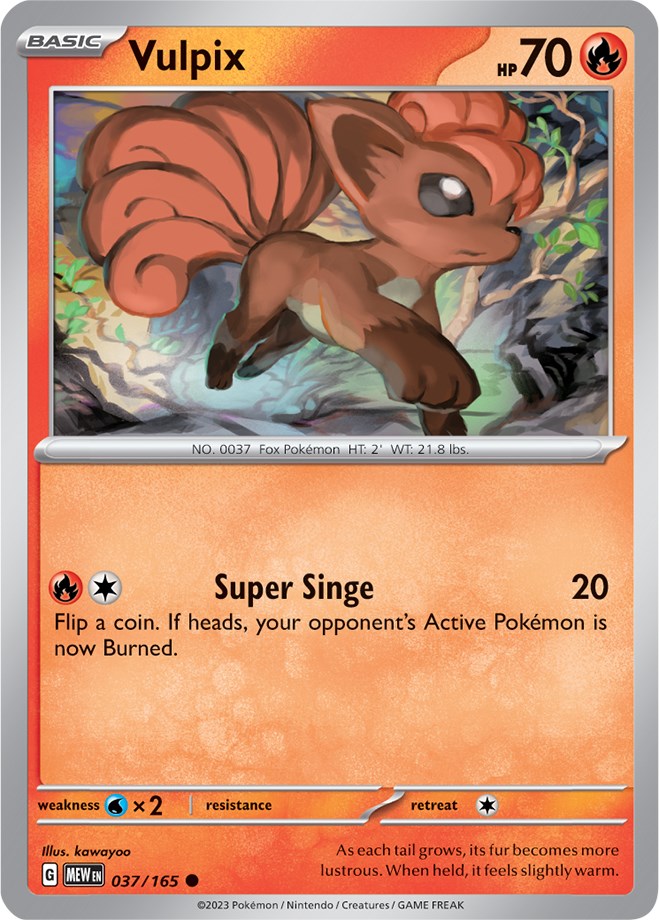 Vulpix (037/165) [Scarlet & Violet: 151] | Exor Games Dartmouth