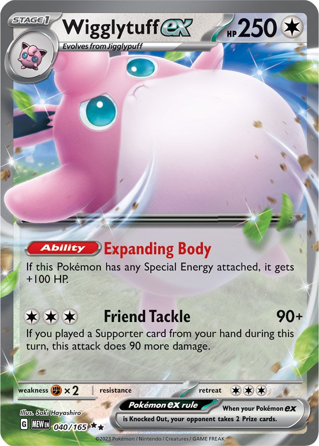 Wigglytuff ex (040/165) [Scarlet & Violet: 151] | Exor Games Dartmouth