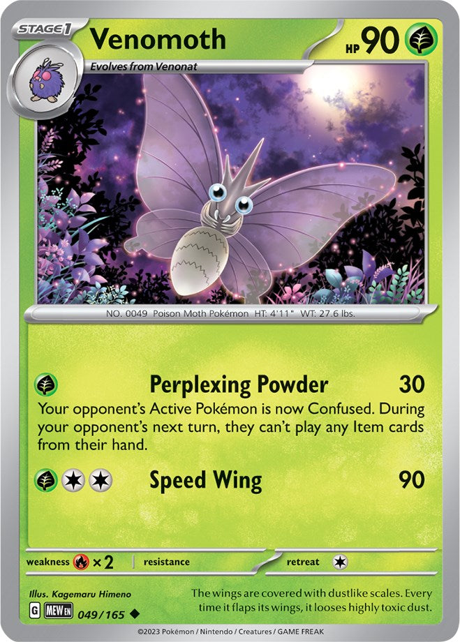 Venomoth (049/165) [Scarlet & Violet: 151] | Exor Games Dartmouth