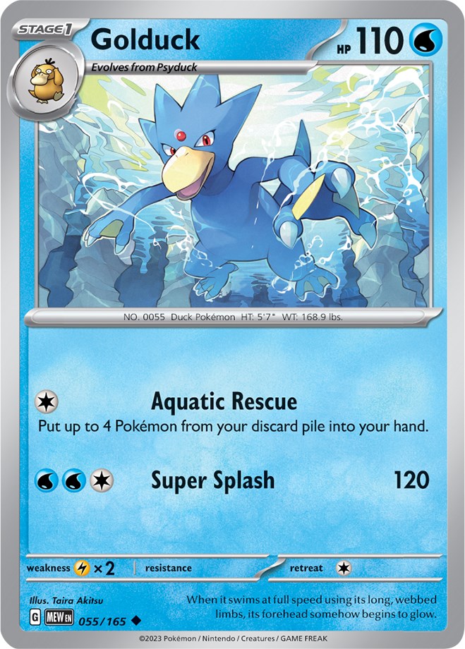 Golduck (055/165) [Scarlet & Violet: 151] | Exor Games Dartmouth