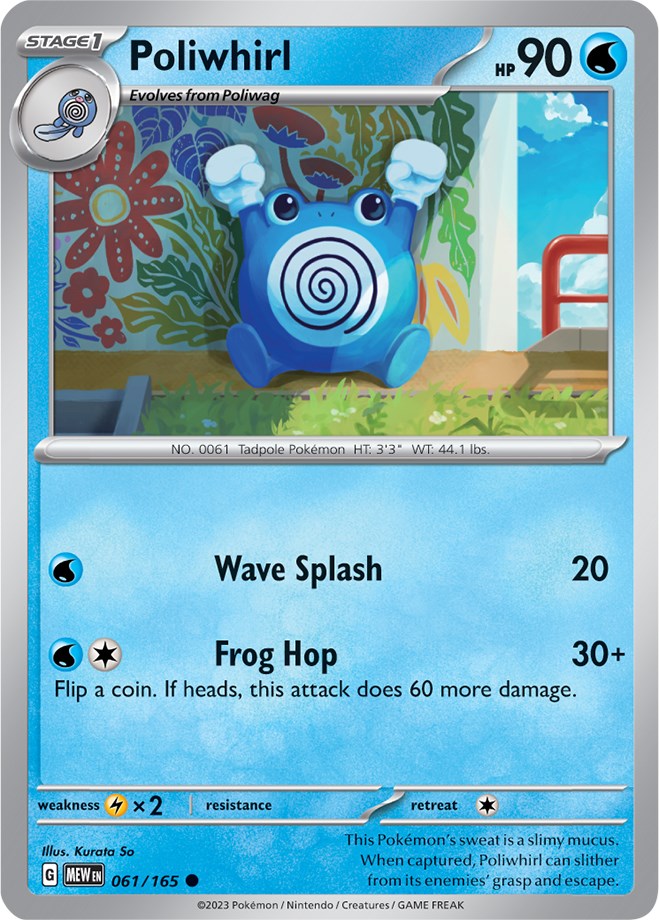 Poliwhirl (061/165) [Scarlet & Violet: 151] | Exor Games Dartmouth