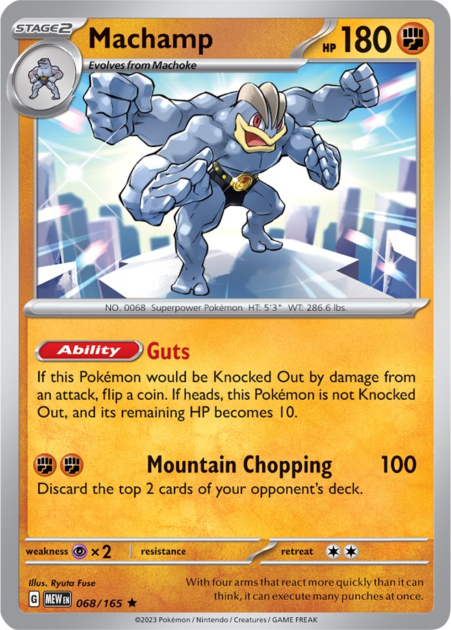 Machamp (068/165) [Scarlet & Violet: 151] | Exor Games Dartmouth