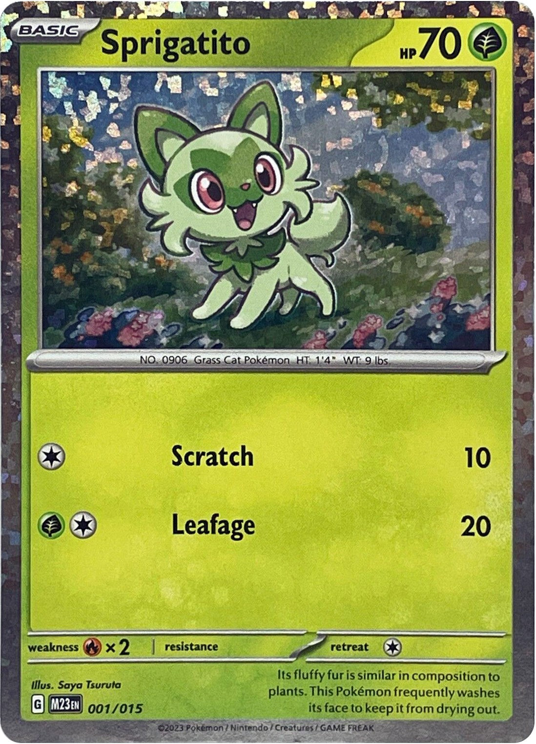 Sprigatito (001/015) [McDonald's Promos: 2023 Collection] | Exor Games Dartmouth