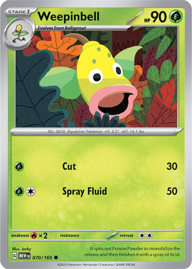 Weepinbell (070/165) [Scarlet & Violet: 151] | Exor Games Dartmouth