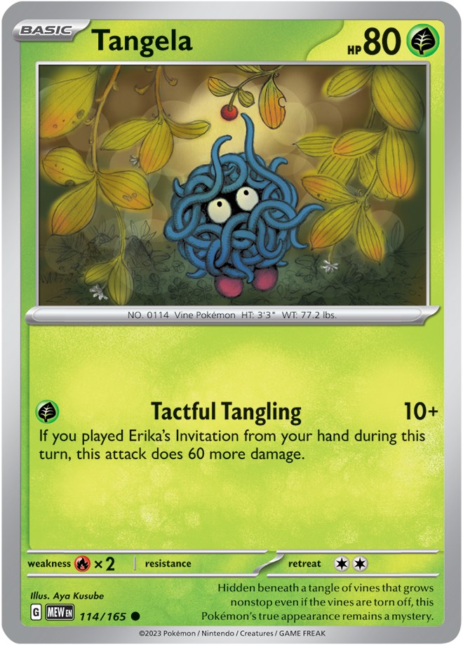 Tangela (114/165) [Scarlet & Violet: 151] | Exor Games Dartmouth