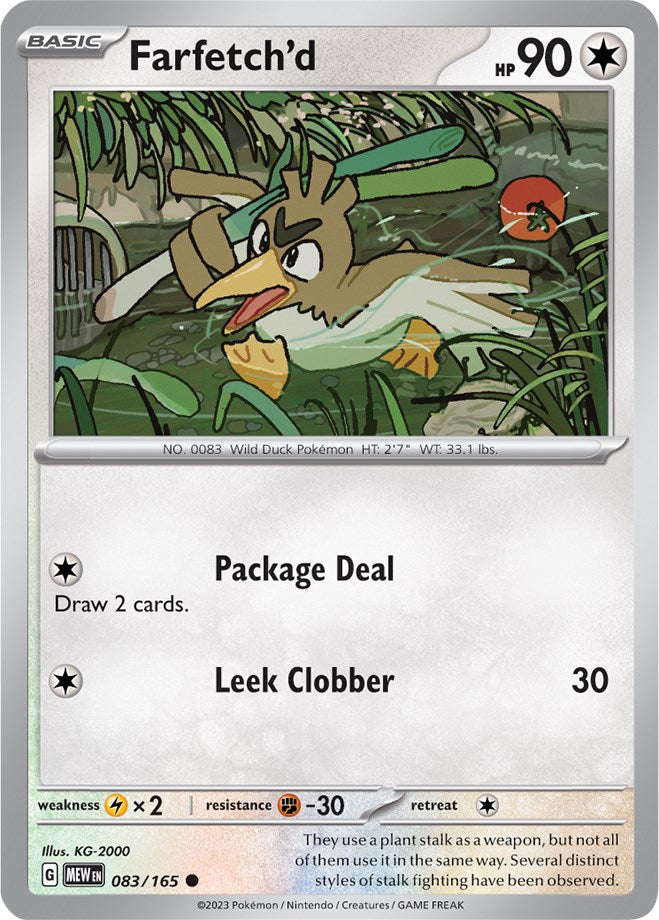 Farfetch'd (083/165) [Scarlet & Violet: 151] | Exor Games Dartmouth