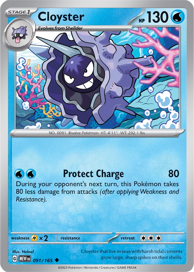 Cloyster (091/165) [Scarlet & Violet: 151] | Exor Games Dartmouth