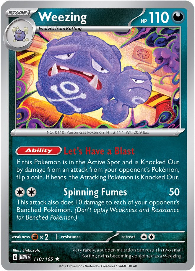 Weezing (110/165) [Scarlet & Violet: 151] | Exor Games Dartmouth