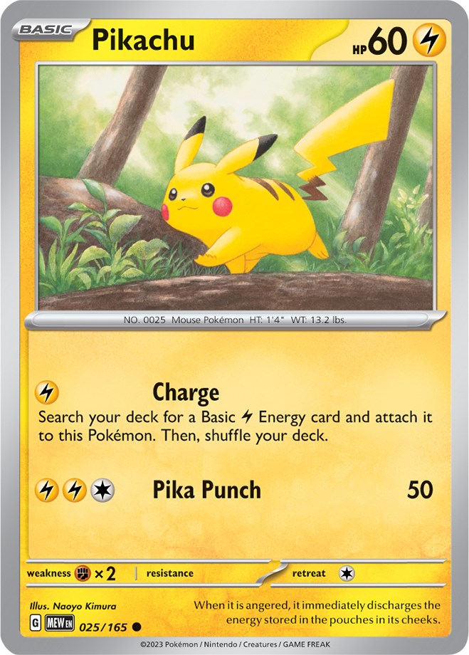 Pikachu (025/165) [Scarlet & Violet: 151] | Exor Games Dartmouth