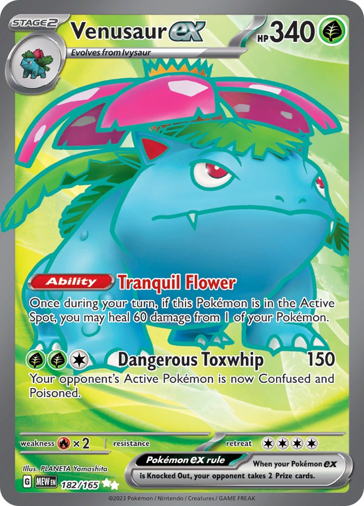 Venusaur ex (182/165) [Scarlet & Violet: 151] | Exor Games Dartmouth