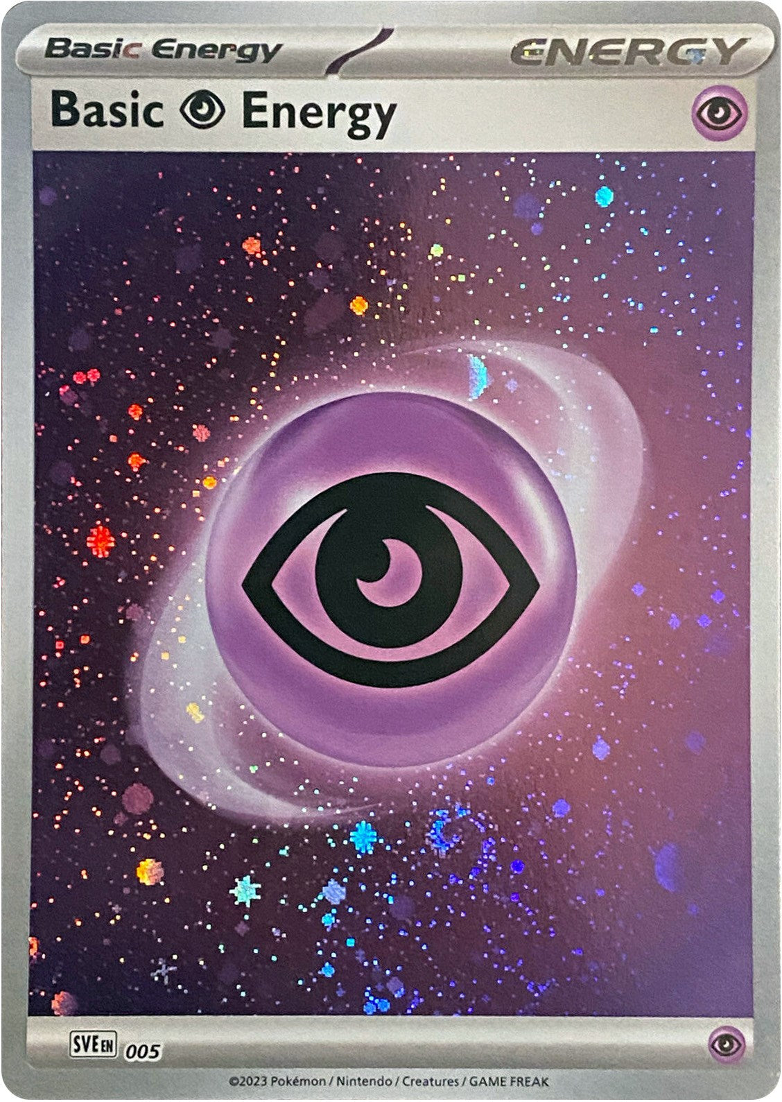 Basic Psychic Energy (005) (Cosmos Holo) [Scarlet & Violet: Base Set] | Exor Games Dartmouth