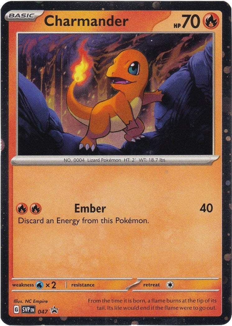 Charmander (047) (Cosmos Holo) [Scarlet & Violet: Black Star Promos] | Exor Games Dartmouth