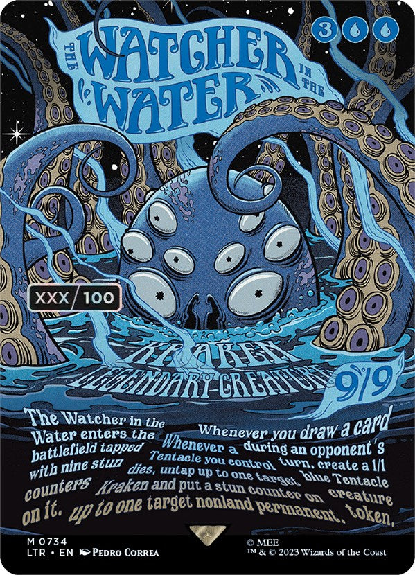 The Watcher in the Water (Borderless Poster) (Serialized) [The Lord of the Rings: Tales of Middle-Earth] | Exor Games Dartmouth