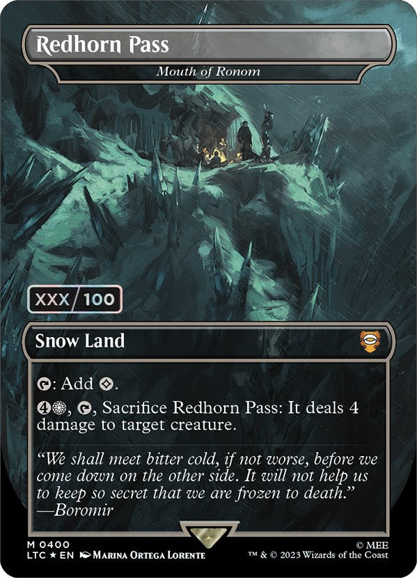 Redhorn Pass - Mouth of Ronom (Serialized) [The Lord of the Rings: Tales of Middle-Earth Commander] | Exor Games Dartmouth