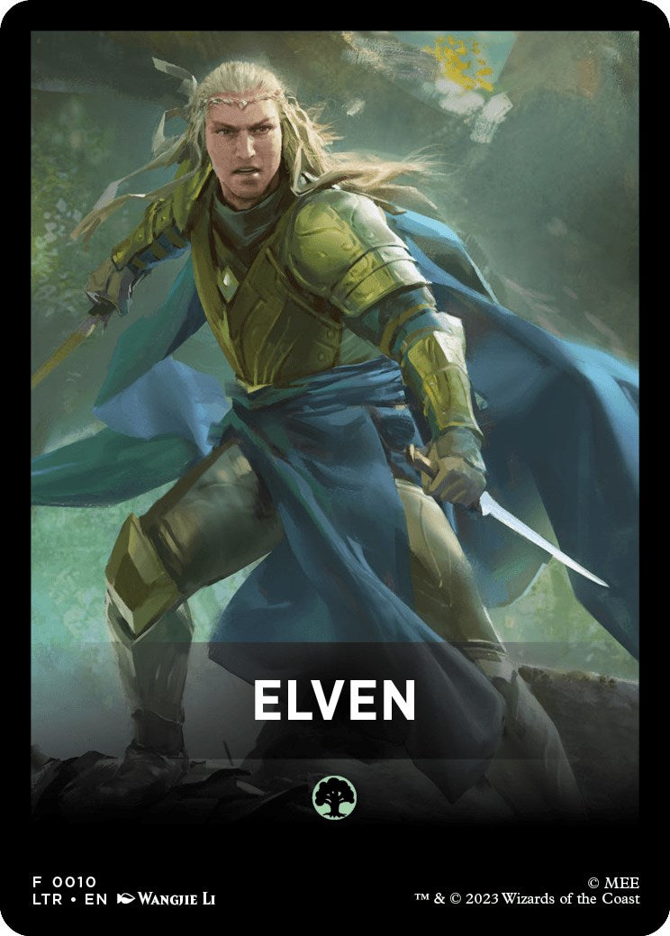 Elven Theme Card [The Lord of the Rings: Tales of Middle-Earth] | Exor Games Dartmouth