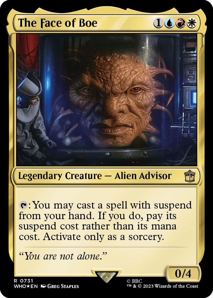 The Face of Boe (Surge Foil) [Doctor Who] | Exor Games Dartmouth