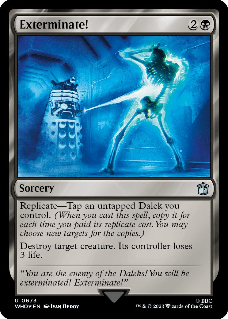 Exterminate! (Surge Foil) [Doctor Who] | Exor Games Dartmouth