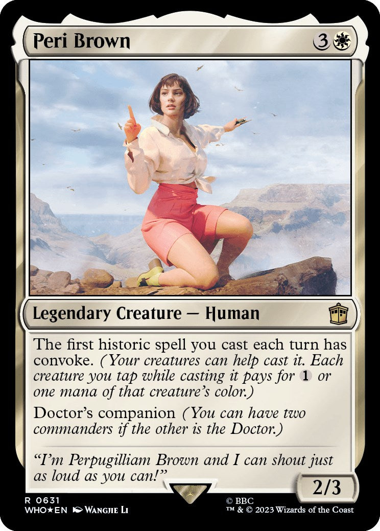 Peri Brown (Surge Foil) [Doctor Who] | Exor Games Dartmouth