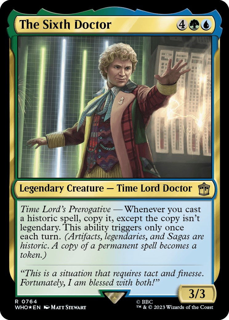 The Sixth Doctor (Surge Foil) [Doctor Who] | Exor Games Dartmouth