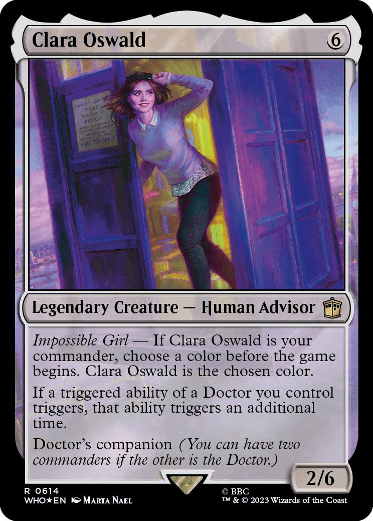 Clara Oswald (Surge Foil) [Doctor Who] | Exor Games Dartmouth