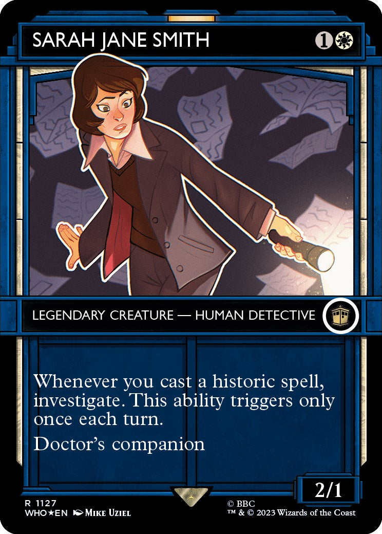 Sarah Jane Smith (Showcase) (Surge Foil) [Doctor Who] | Exor Games Dartmouth