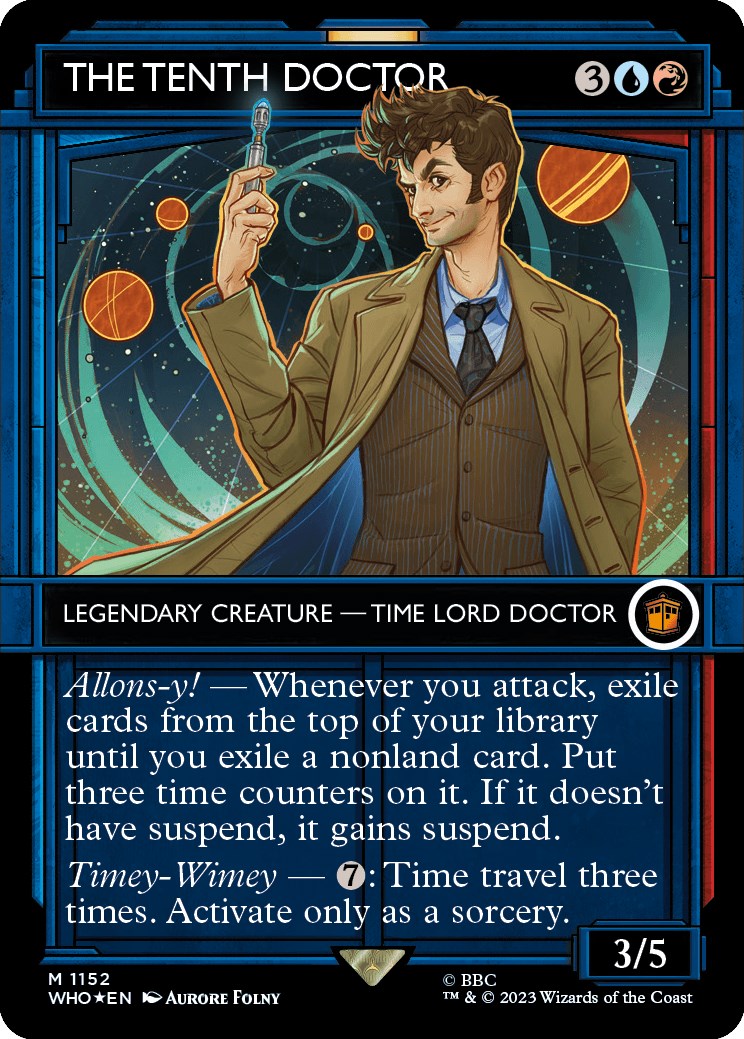 The Tenth Doctor (Showcase) (Surge Foil) [Doctor Who] | Exor Games Dartmouth