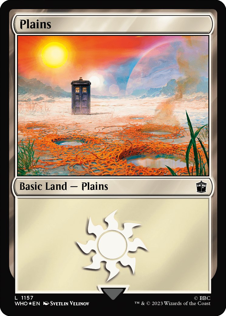 Plains (1157) (Surge Foil) [Doctor Who] | Exor Games Dartmouth