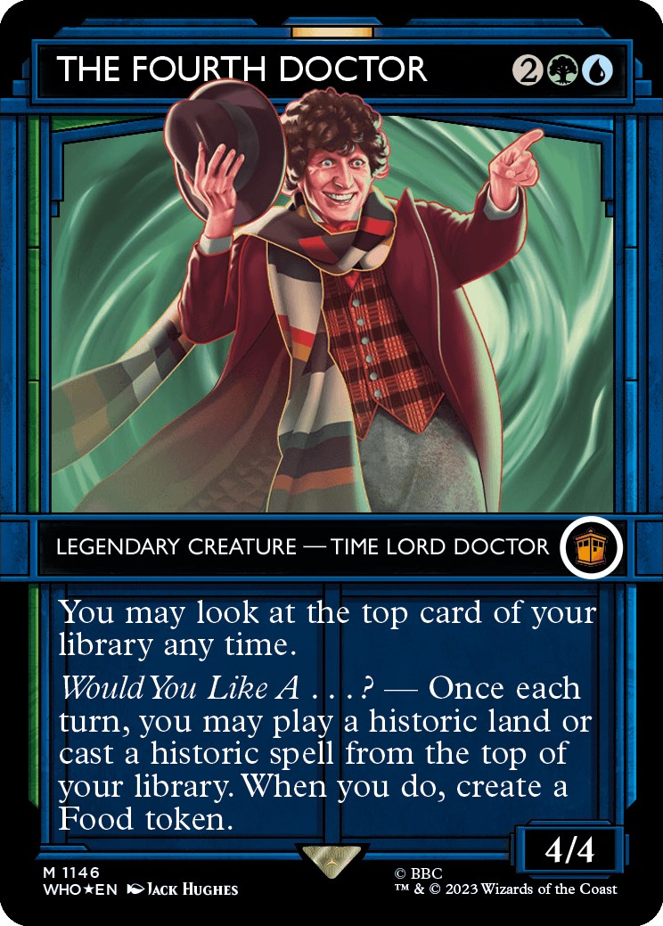 The Fourth Doctor (Showcase) (Surge Foil) [Doctor Who] | Exor Games Dartmouth