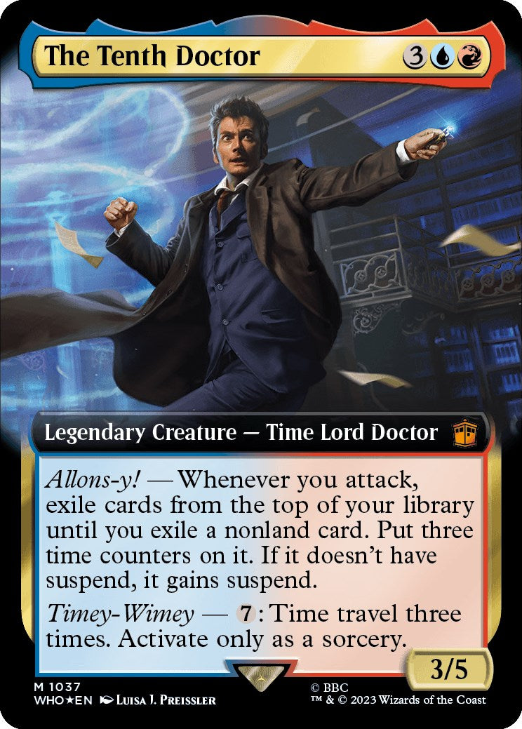 The Tenth Doctor (Extended Art) (Surge Foil) [Doctor Who] | Exor Games Dartmouth