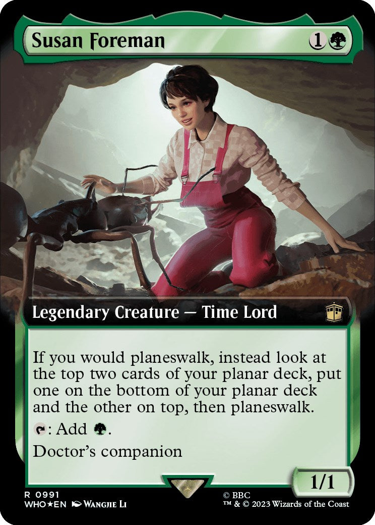 Susan Foreman (Extended Art) (Surge Foil) [Doctor Who] | Exor Games Dartmouth