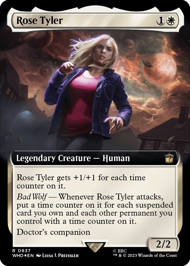 Rose Tyler (Extended Art) (Surge Foil) [Doctor Who] | Exor Games Dartmouth