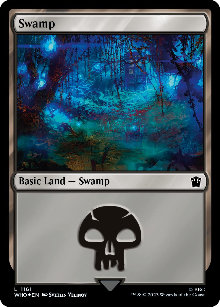 Swamp (1161) (Surge Foil) [Doctor Who] | Exor Games Dartmouth