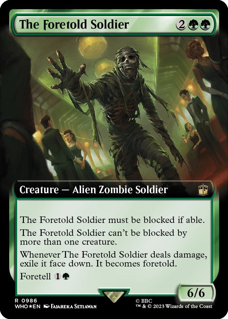 The Foretold Soldier (Extended Art) (Surge Foil) [Doctor Who] | Exor Games Dartmouth