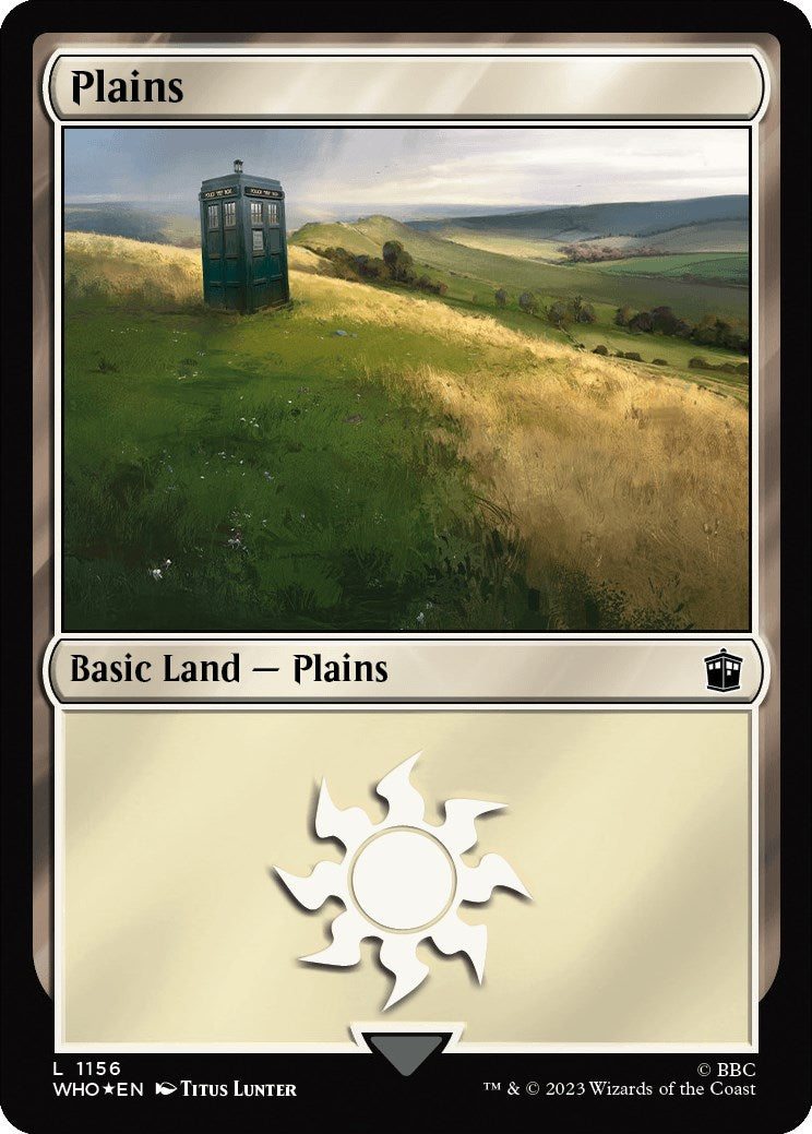 Plains (1156) (Surge Foil) [Doctor Who] | Exor Games Dartmouth